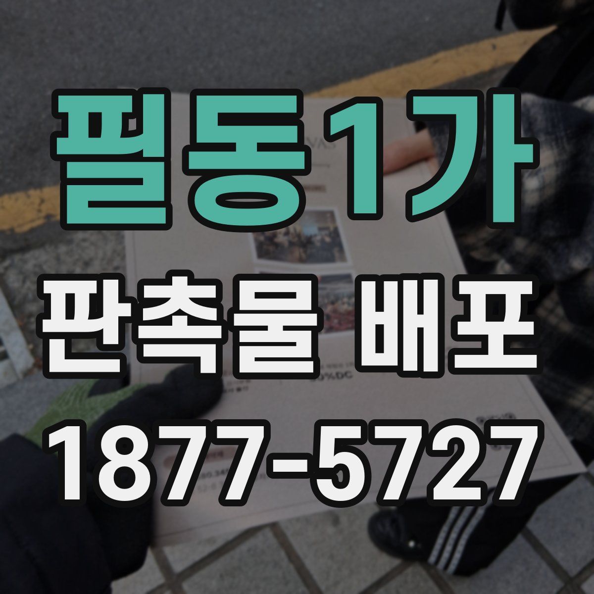 필동1가 판촉물 배포