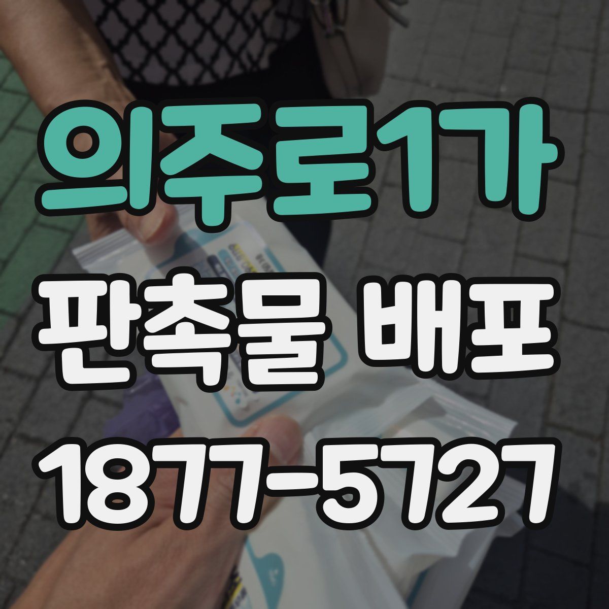 의주로1가 판촉물 배포