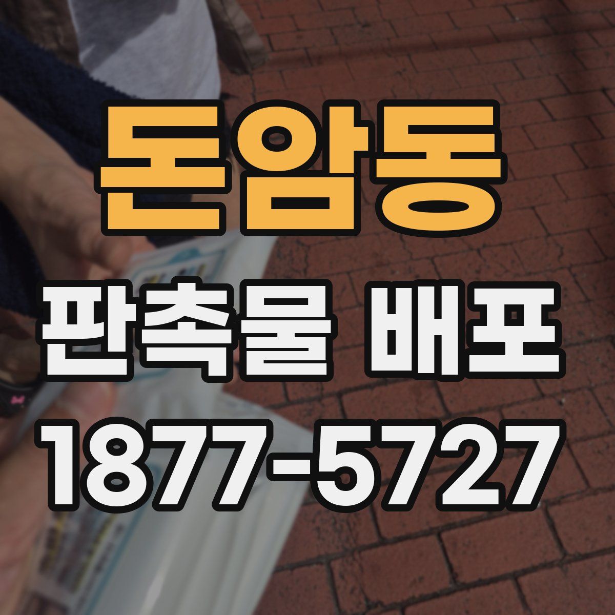 돈암동 판촉물 배포
