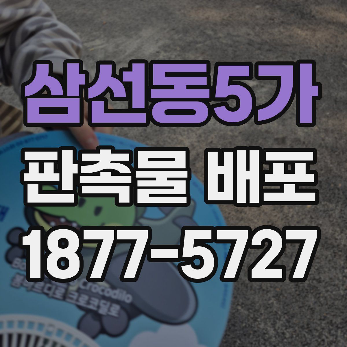 삼선동5가 판촉물 배포