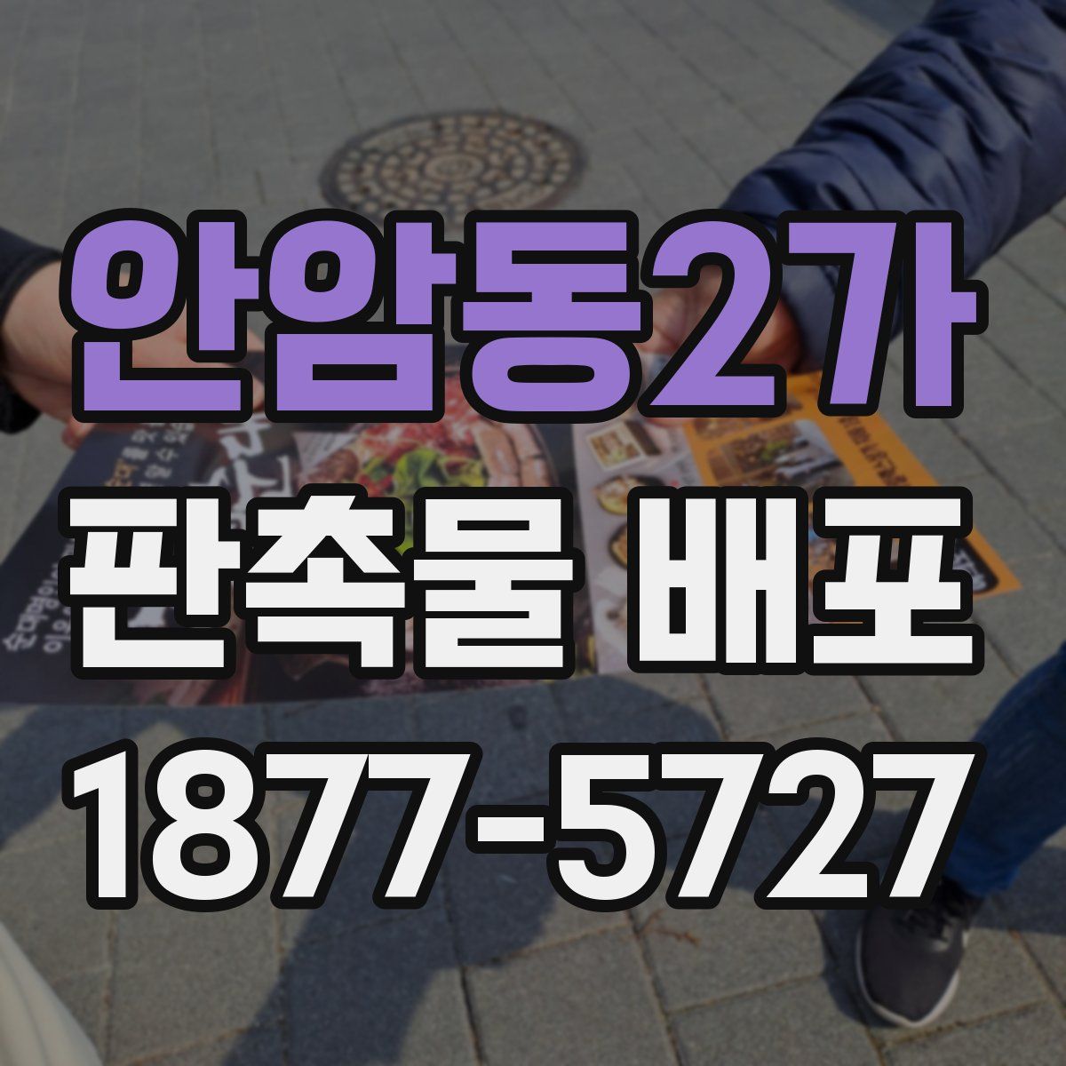 안암동2가 판촉물 배포