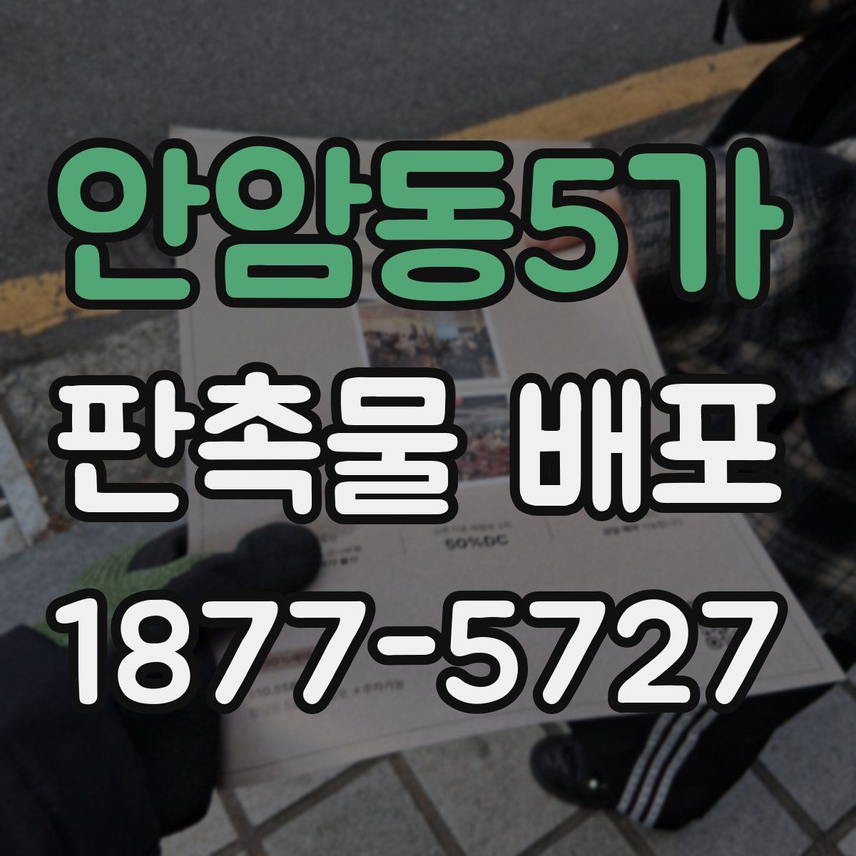 안암동5가 판촉물 배포