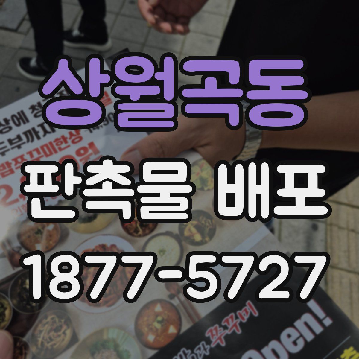 상월곡동 판촉물 배포