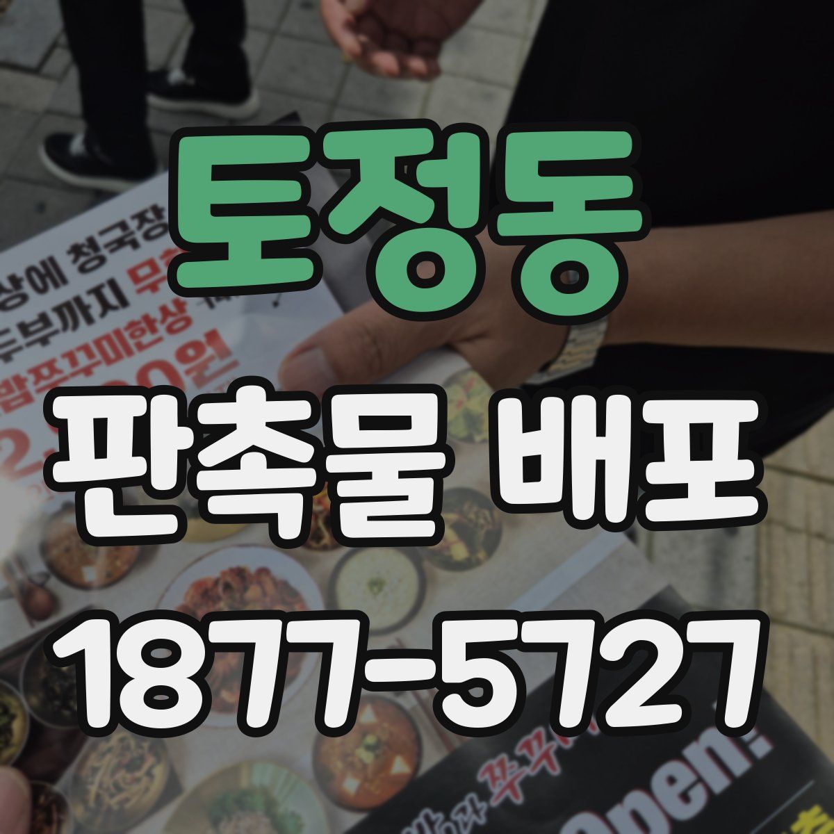 토정동 판촉물 배포