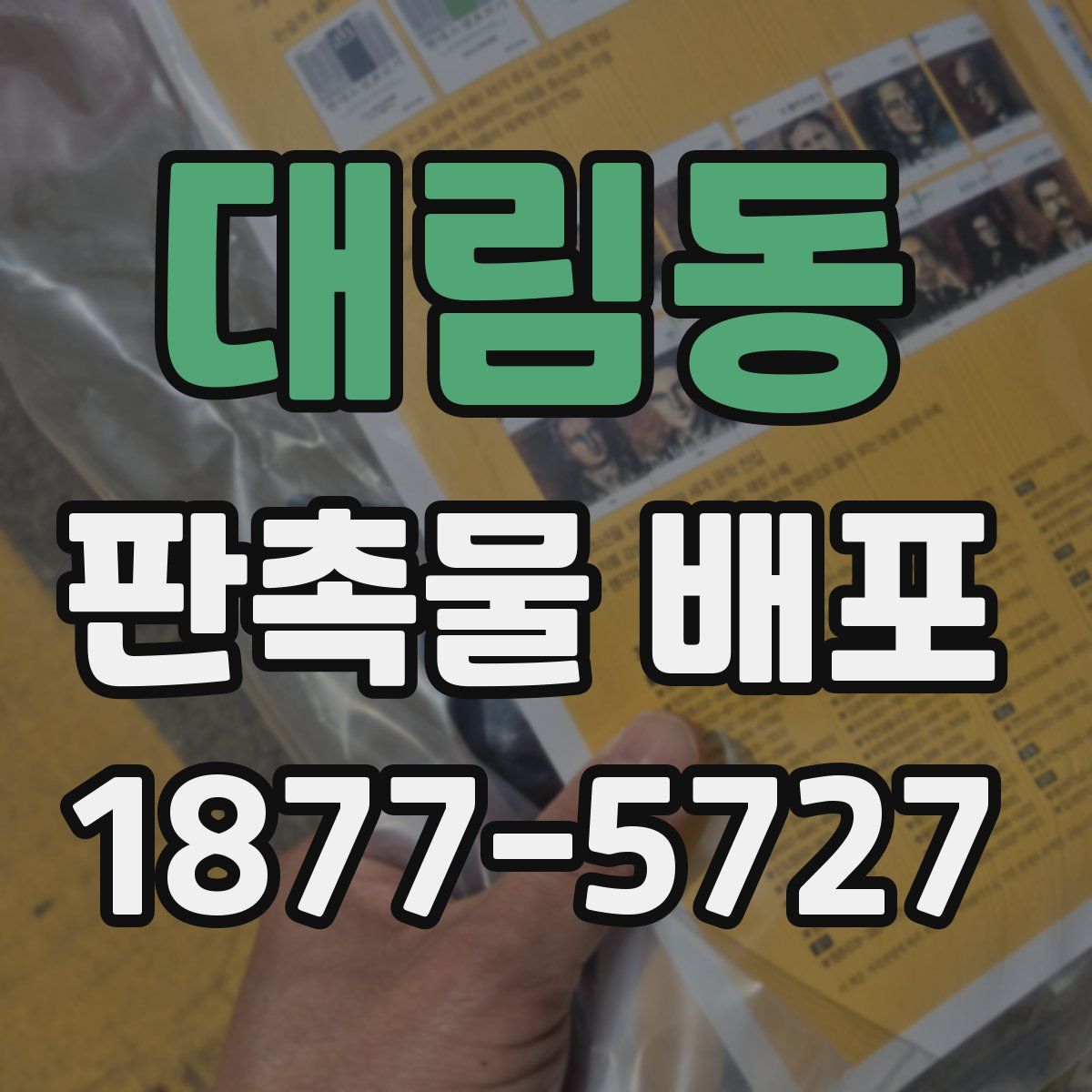대림동 판촉물 배포