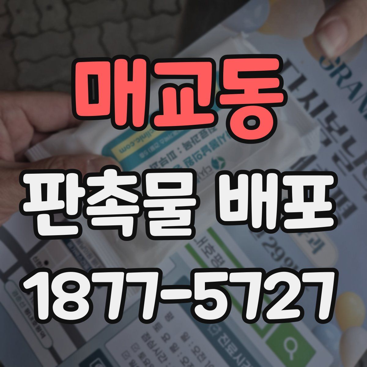 매교동 판촉물 배포