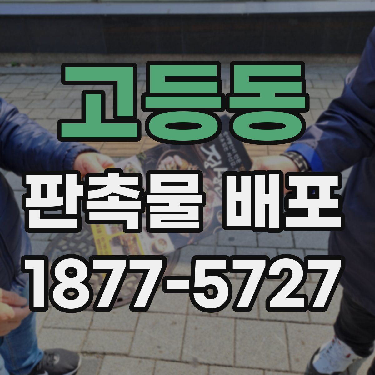 고등동 판촉물 배포