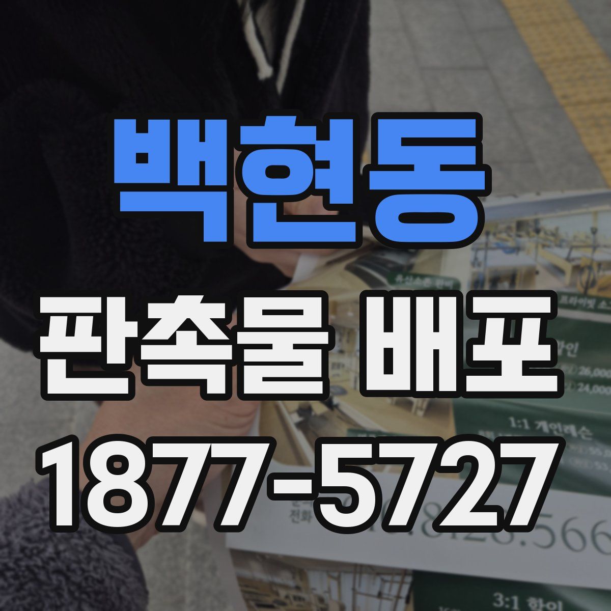 백현동 판촉물 배포