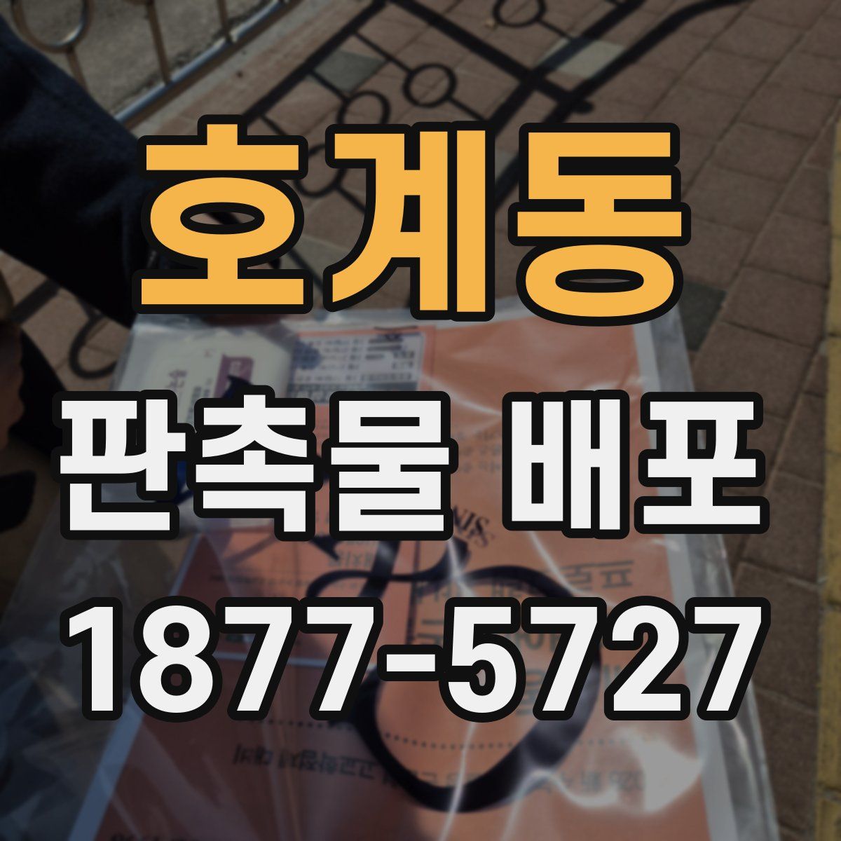 호계동 판촉물 배포
