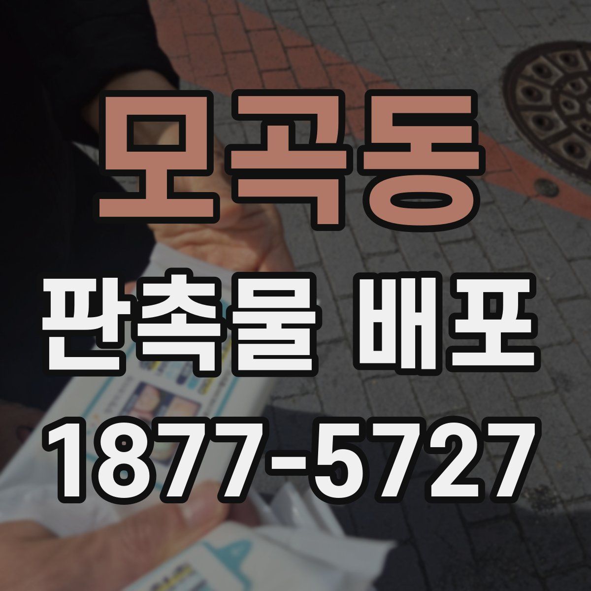모곡동 판촉물 배포