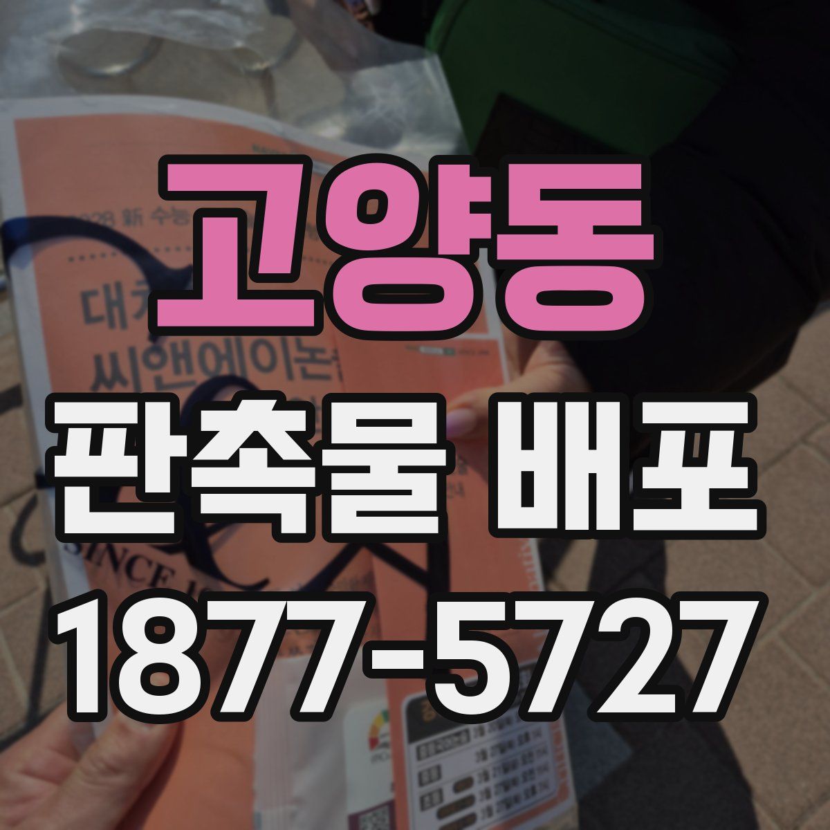 고양동 판촉물 배포