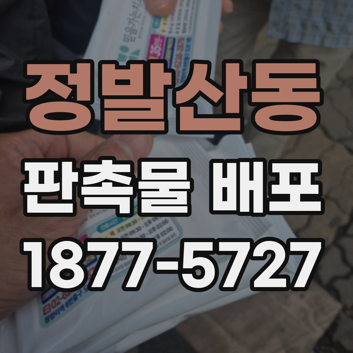 정발산동 판촉물 배포
