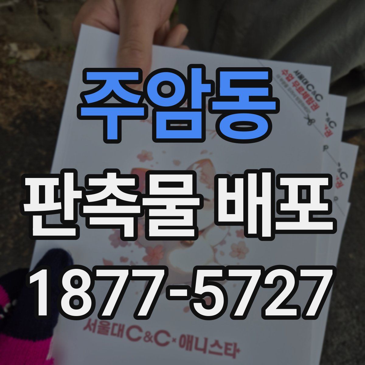 주암동 판촉물 배포
