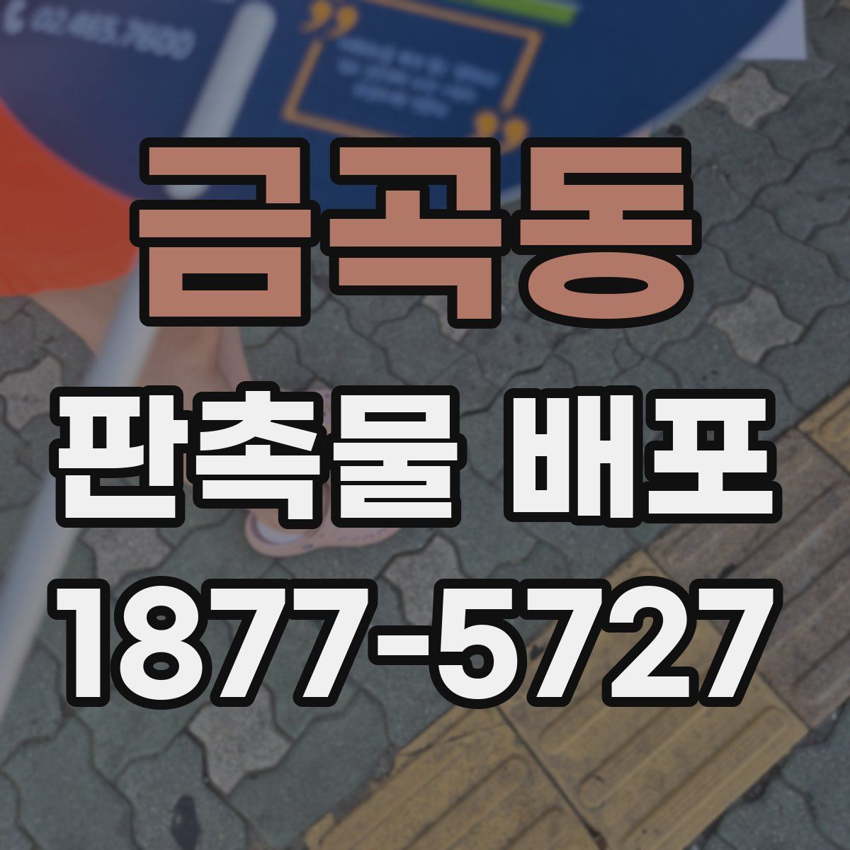 금곡동 판촉물 배포