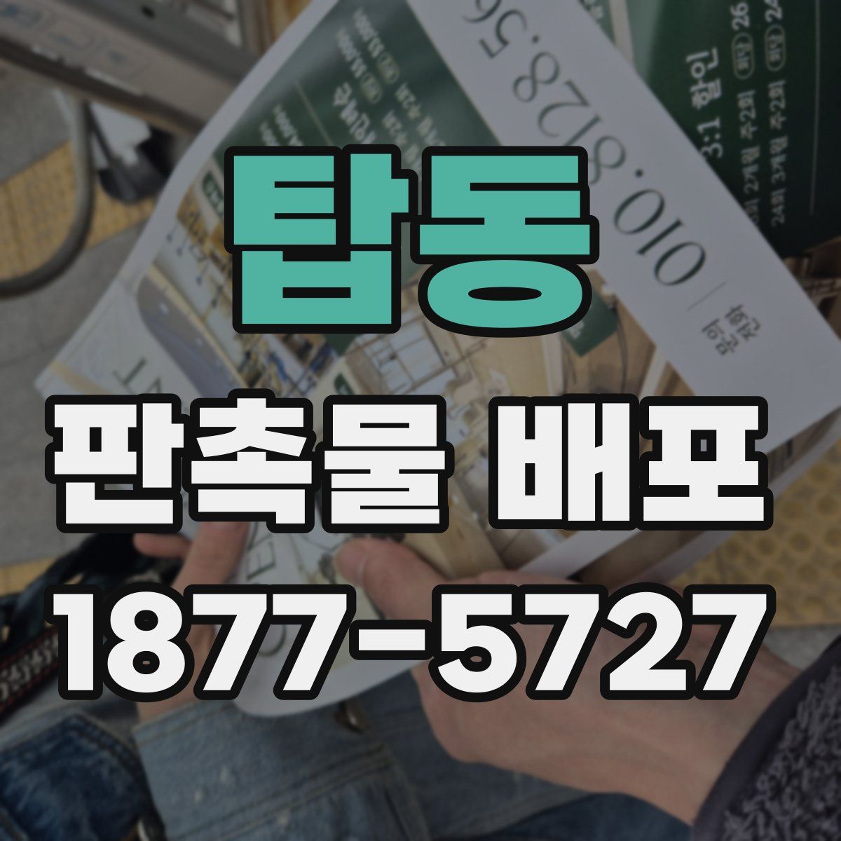 탑동 판촉물 배포