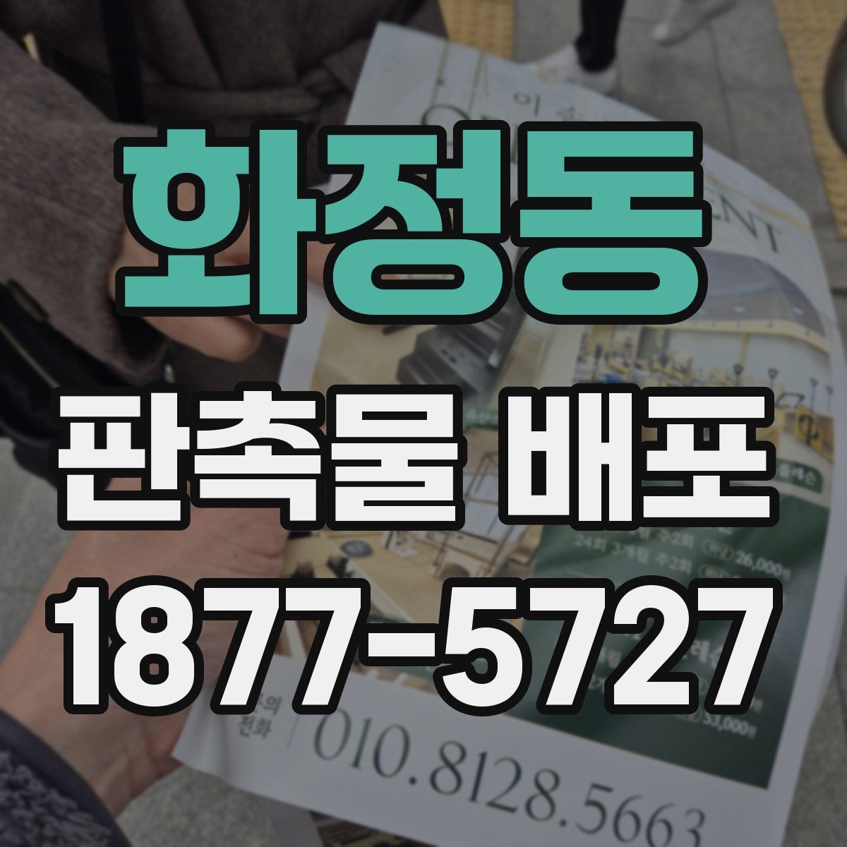 화정동 판촉물 배포