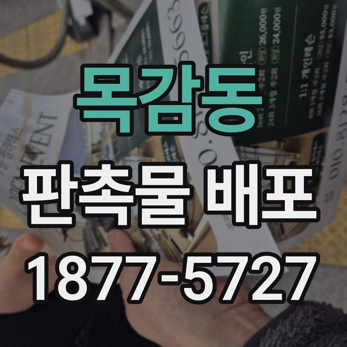 목감동 판촉물 배포