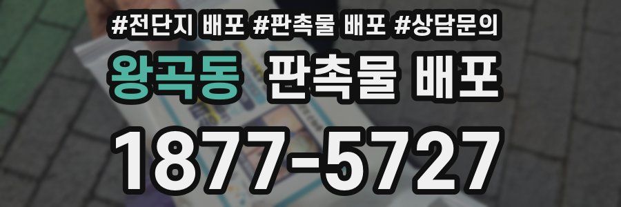 왕곡동 판촉물 배포