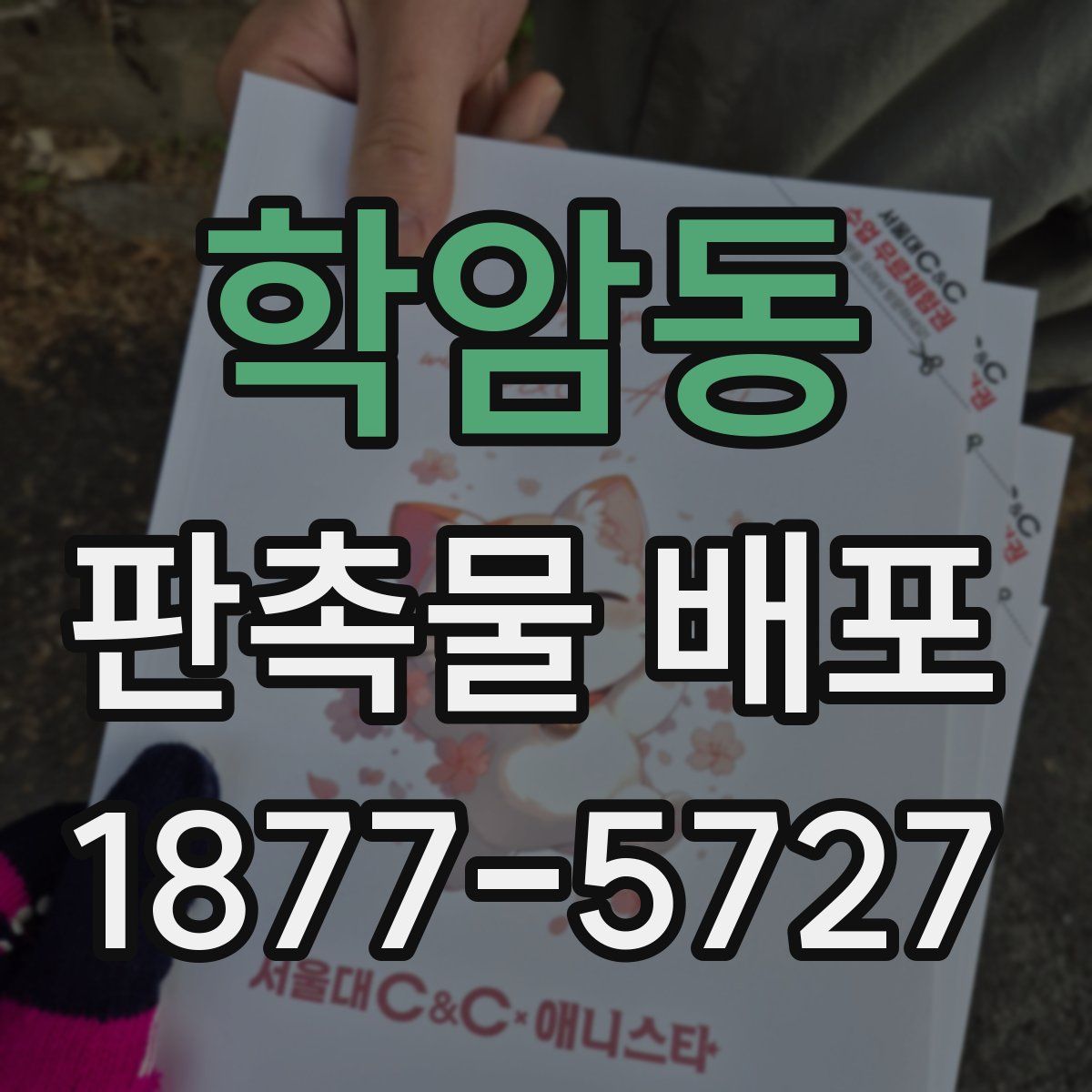 학암동 판촉물 배포