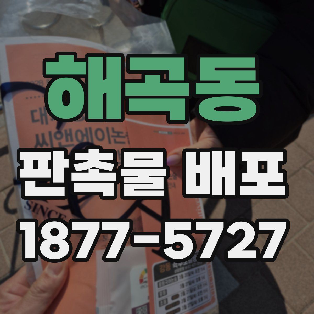 해곡동 판촉물 배포