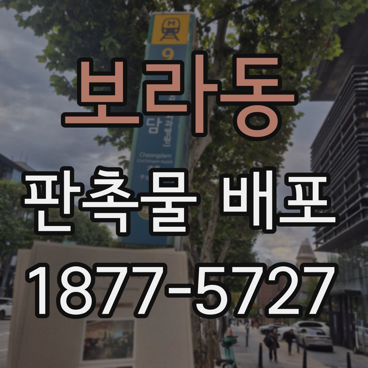 보라동 판촉물 배포