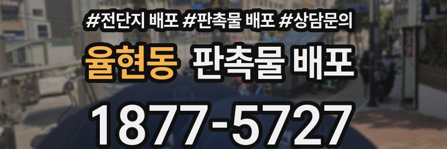 율현동 판촉물 배포