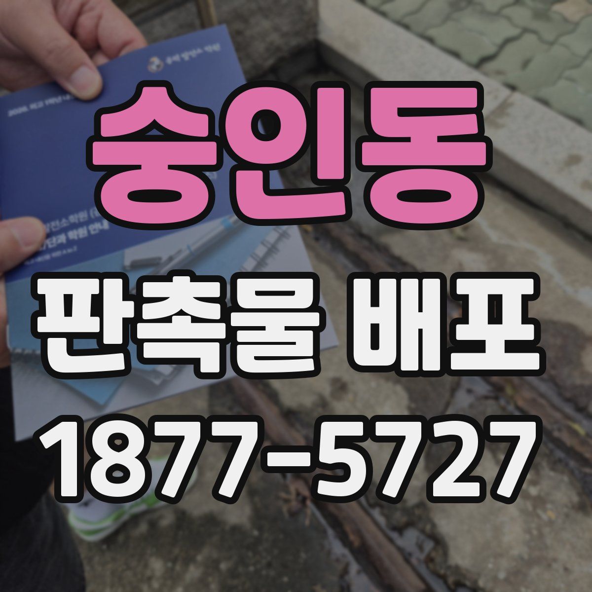 숭인동 판촉물 배포