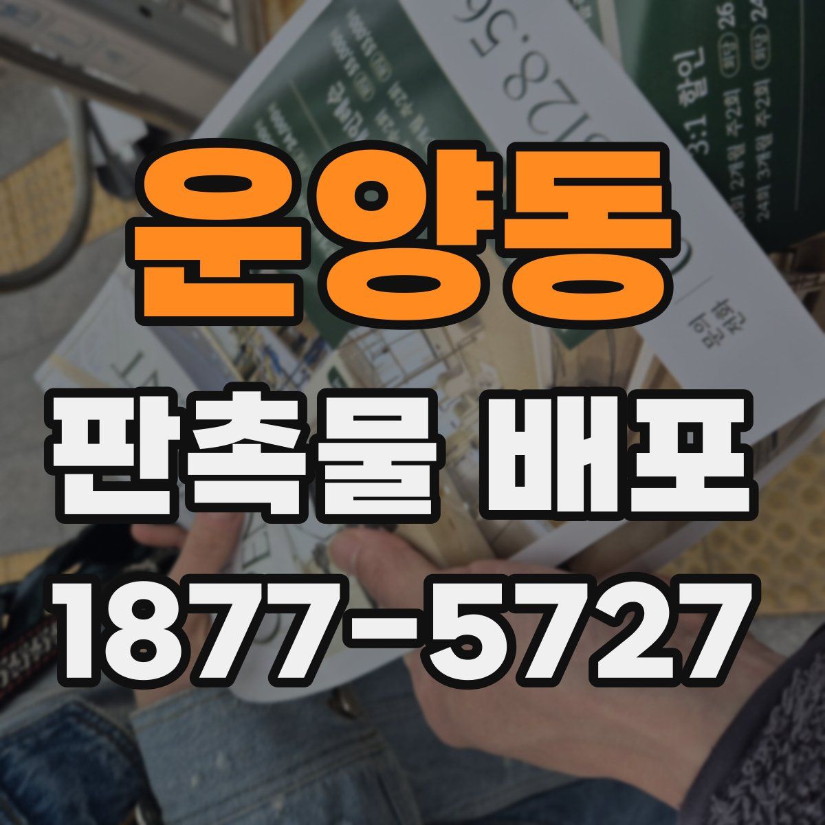 운양동 판촉물 배포