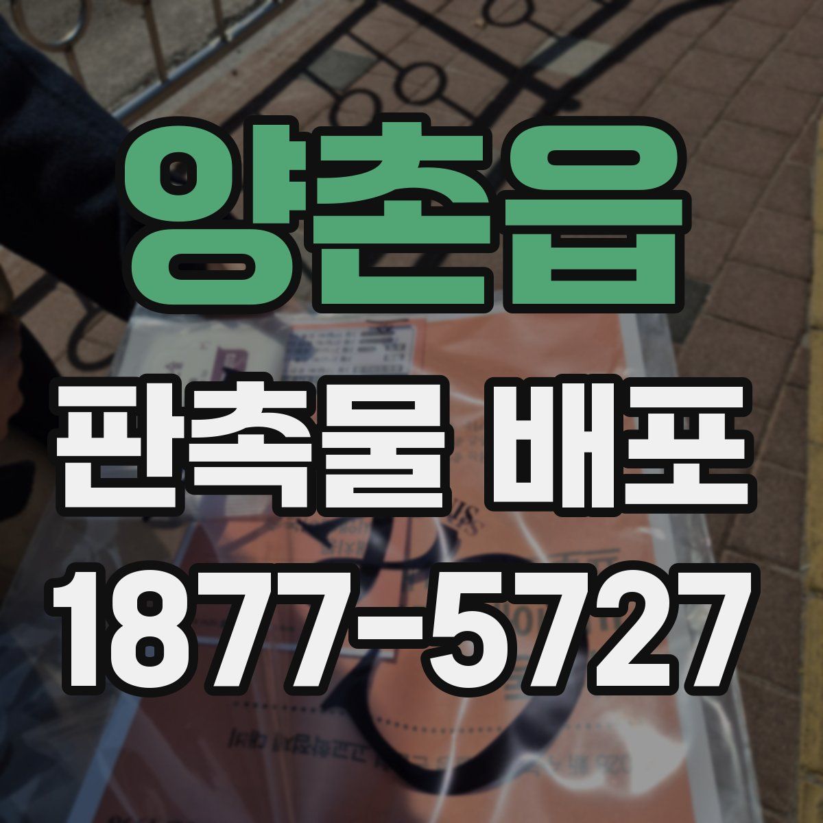 양촌읍 판촉물 배포