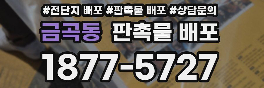 금곡동 판촉물 배포