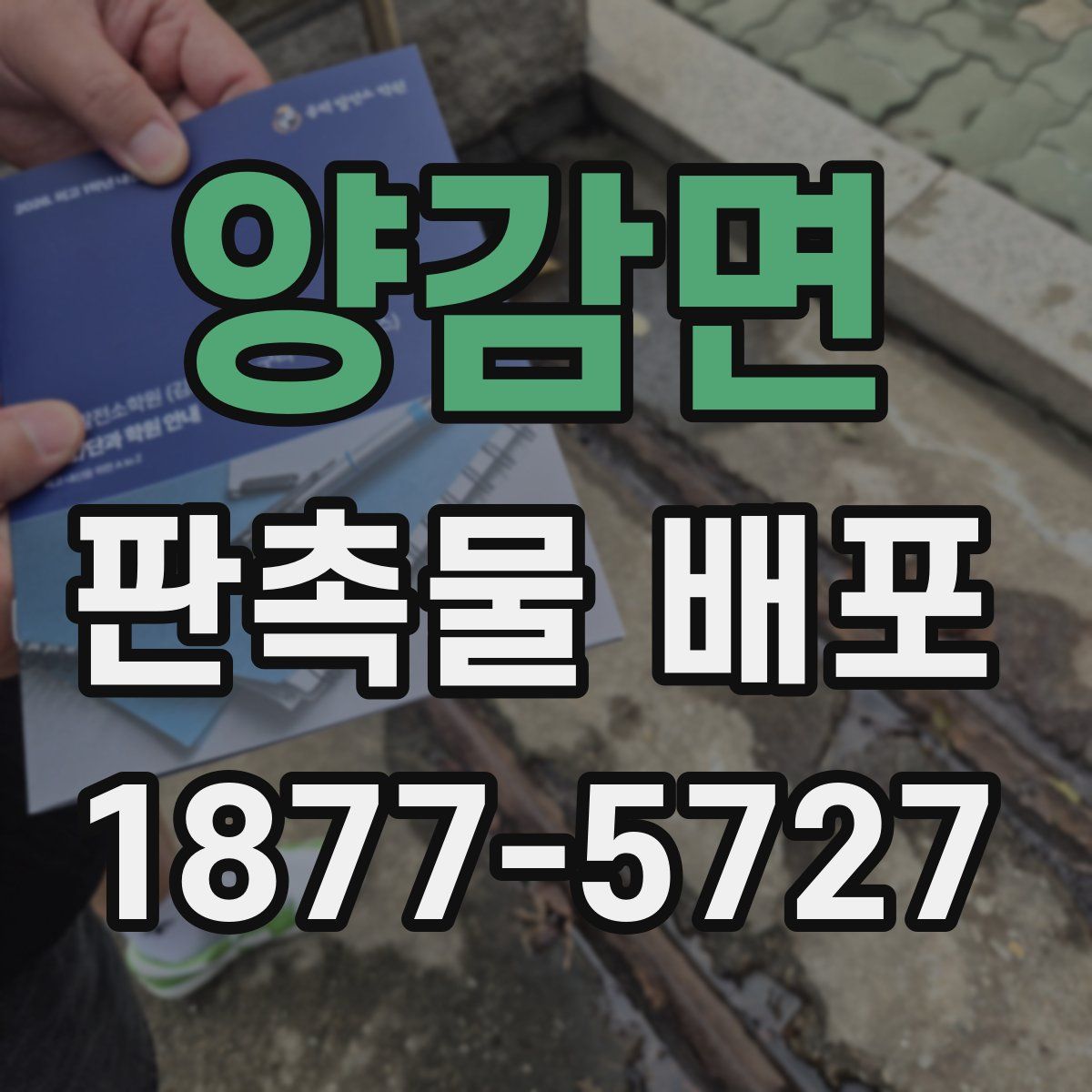 양감면 판촉물 배포