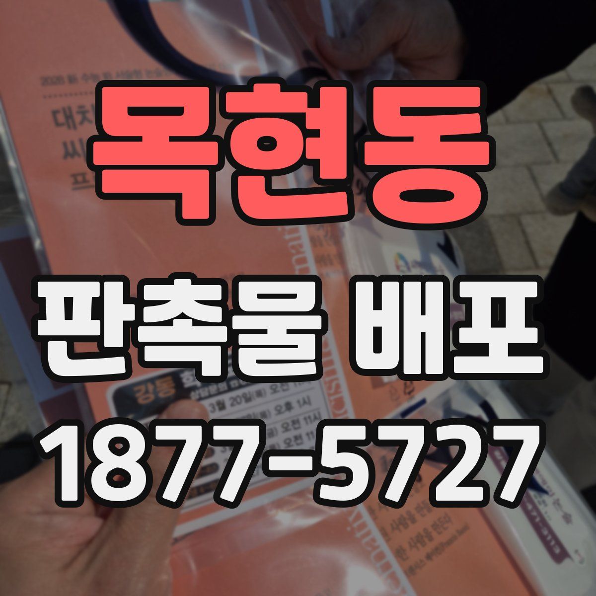 목현동 판촉물 배포