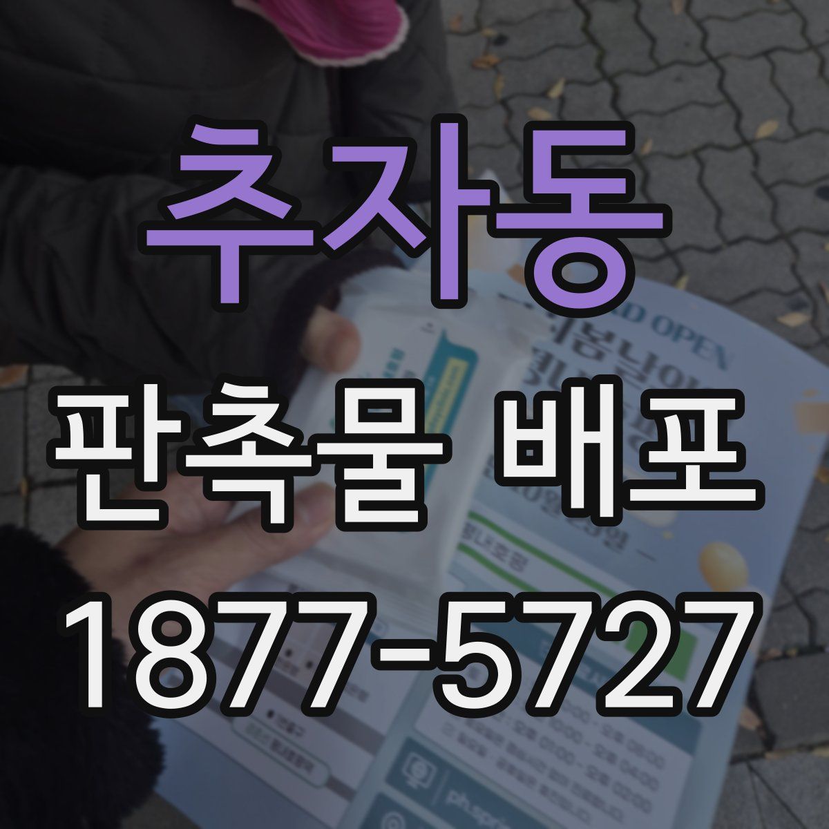 추자동 판촉물 배포