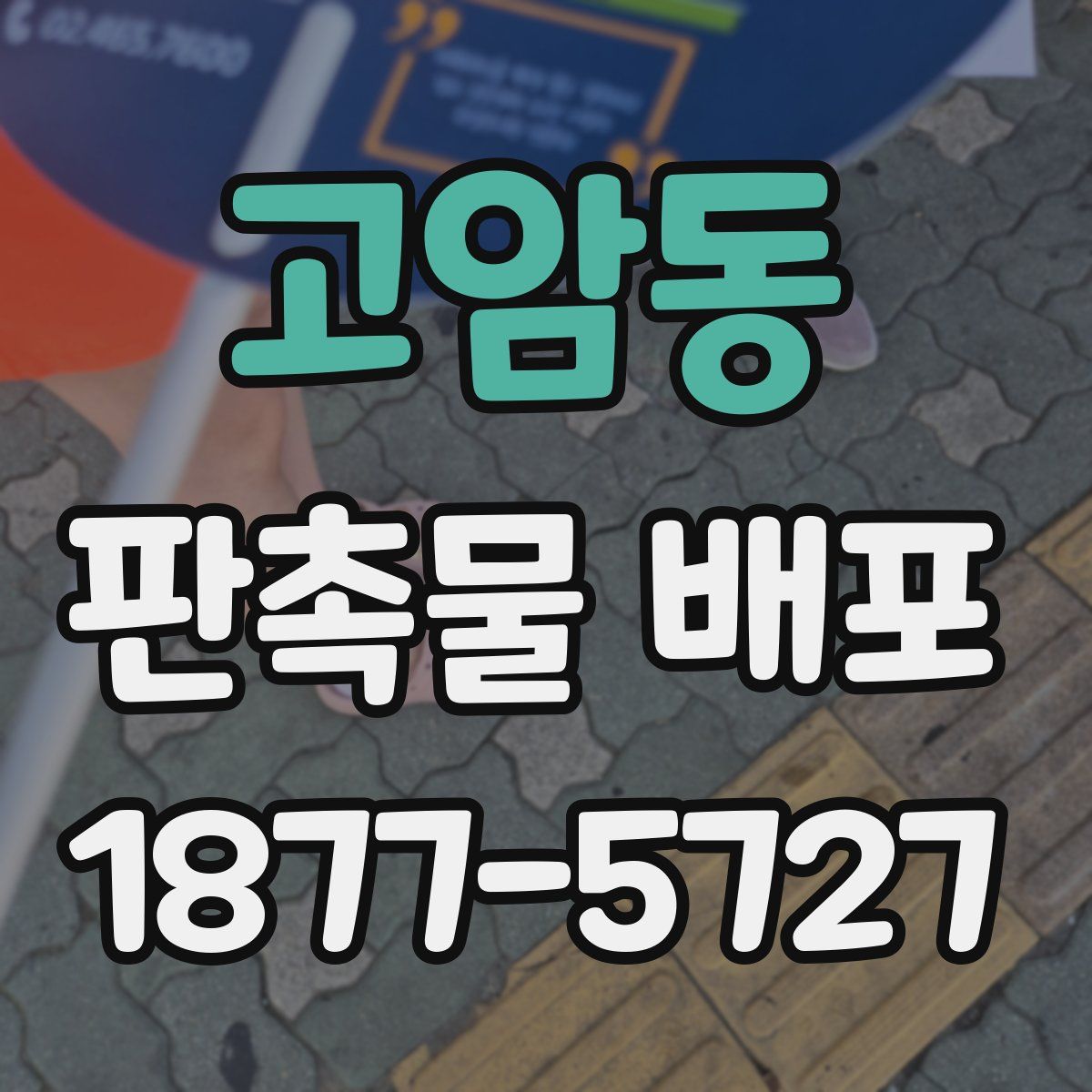 고암동 판촉물 배포