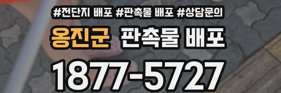 옹진군 판촉물 배포