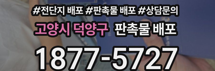 고양시 덕양구 판촉물 배포