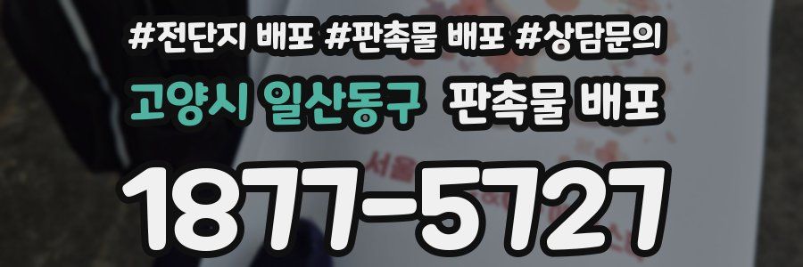 고양시 일산동구 판촉물 배포