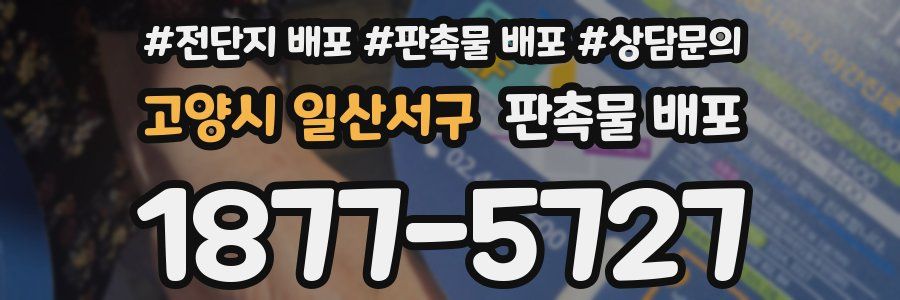 고양시 일산서구 판촉물 배포