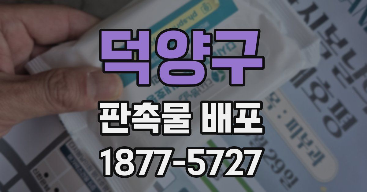 덕양구 판촉물 배포