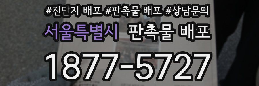서울특별시 판촉물 배포