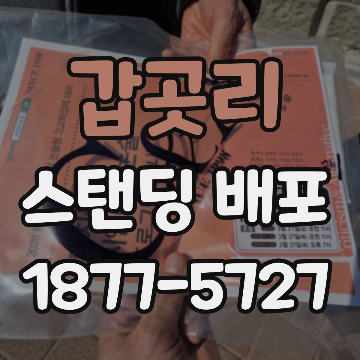 갑곳리 스탠딩 배포