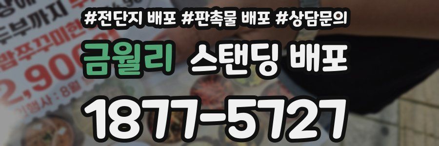 금월리 스탠딩 배포