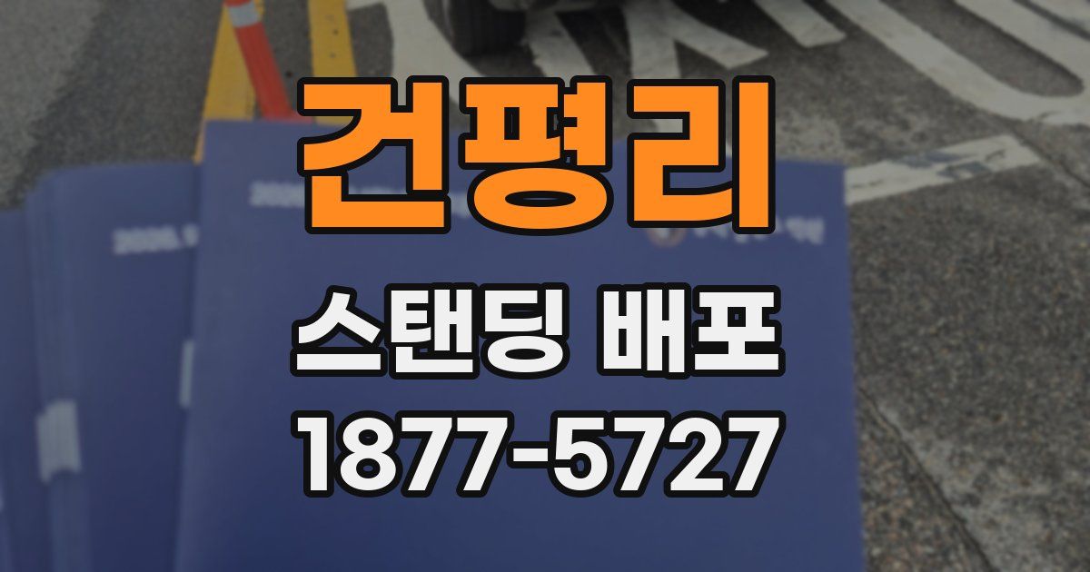 건평리 스탠딩 배포