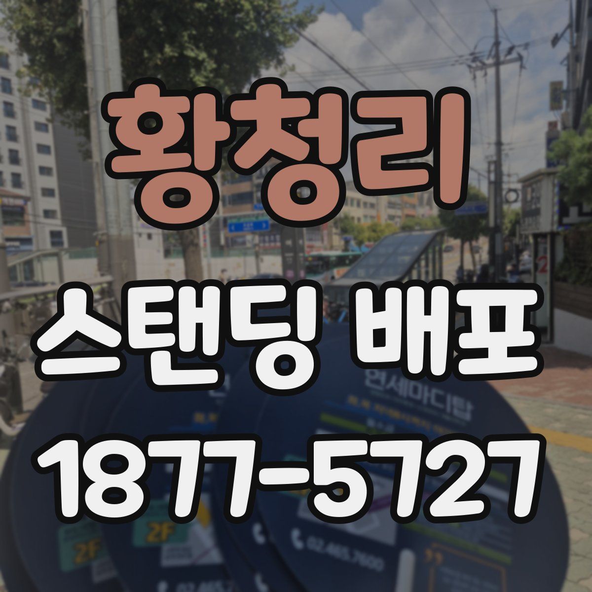 황청리 스탠딩 배포
