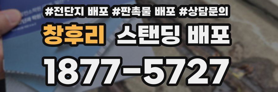 창후리 스탠딩 배포