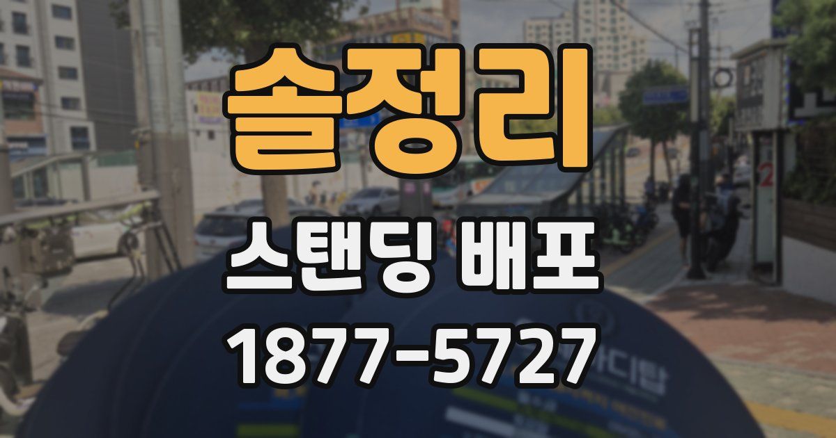 솔정리 스탠딩 배포