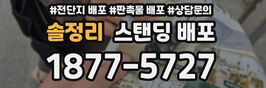 솔정리 스탠딩 배포