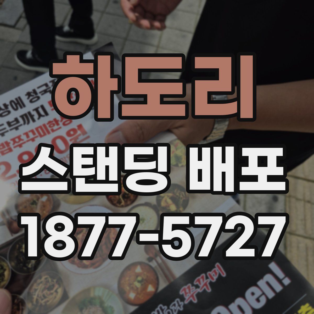하도리 스탠딩 배포