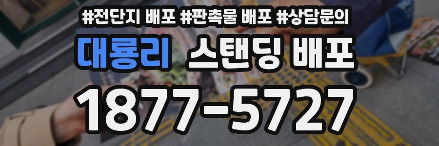 대룡리 스탠딩 배포