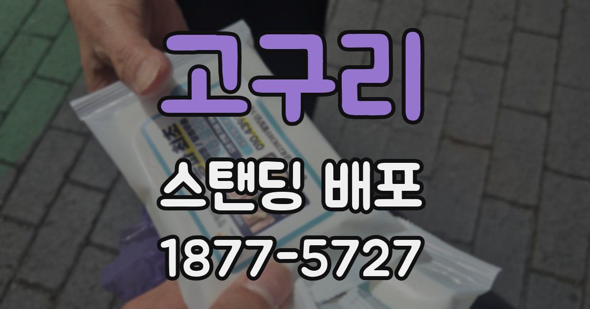 고구리 스탠딩 배포